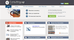Desktop Screenshot of consultingcafe.com